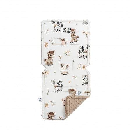 Bonjour Cherie Bambusowa Wkładka do wózka Duża Farma