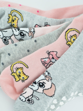 Noviti Skarpety Bawełniane z ABS Dziewczęce Rozmiar 31-34 Mix