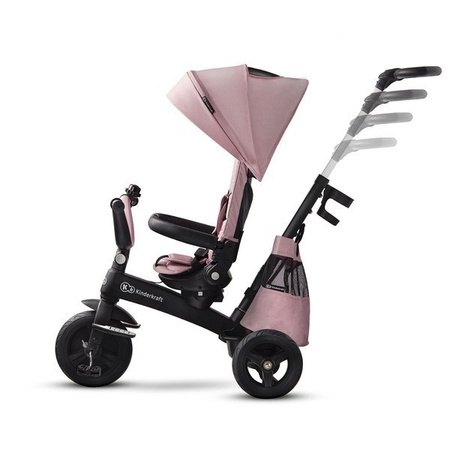 Kinderkraft EASYTWIST - Rowerek trójkołowy Marvelous Pink