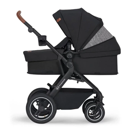 Kinderkraft B-Tour Mink Pro Wózek Głęboko-Spacerowy + Fotelik 0-13 kg Zestaw 3w1 Black