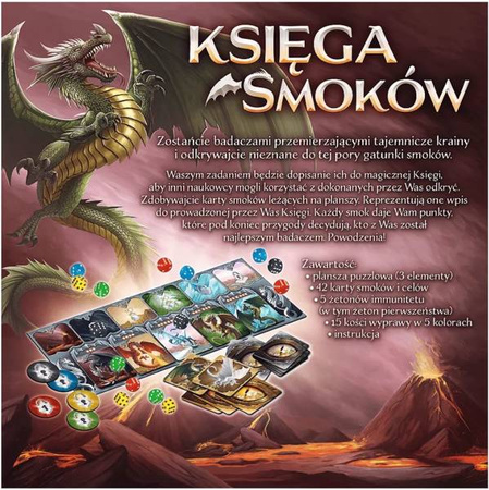 Trefl Księga Smoków Rodzinna Gra Planszowa