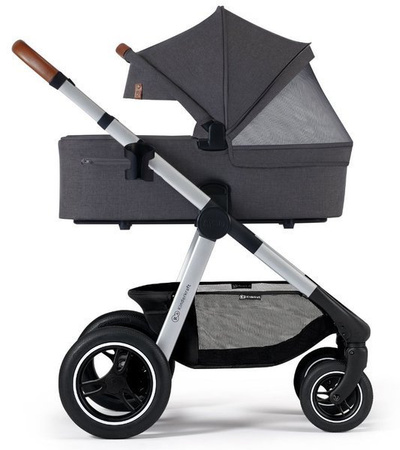 Kinderkraft Everyday Wózek Wielofunkcyjny 2w1 Dark Grey