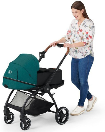 Kinderkraft Evolution Wózek Spacerowy + Cocoon  Midnight Green