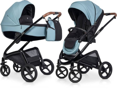 Riko XD Wózek Głęboko-Spacerowy 2w1  Crystal Blue