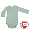 Lodger Body kopertowe niemowlęce długi rękaw bawełniane jasna zieleń Ciumbelle Peppermint r. 62