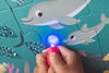 Janod Świecące puzzle z mini-lampką UV Ocean 24 elementy 3+
