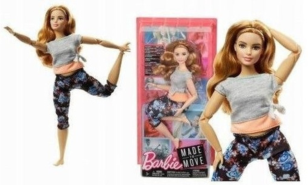 Barbie Made To Move Lalka dla Dziewczynki Mix