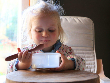 Bo Jungle Łyżeczki silikonowe 2 szt. Terracotta