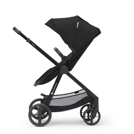 Kinderkraft Newly Mink Pro 3w1 Wózek Głęboko-Spacerowy + Fotelik Samochodowy 0-13kg Classic Black