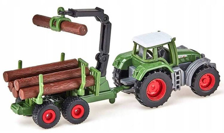 Siku Traktor Z Leśną Przyczepą S1645 
