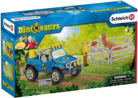 Schleich Samochod terenowy z miejcem dla dinozaura