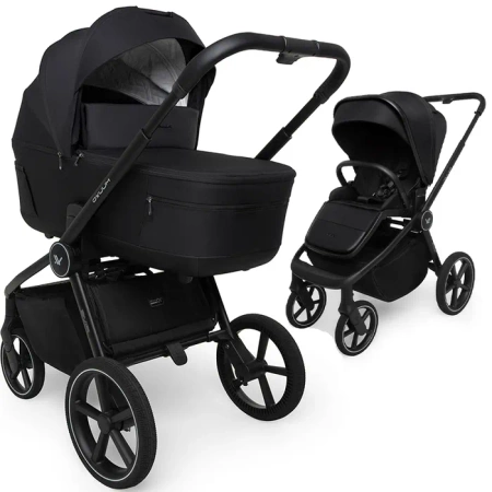 Muuvo Five Wózek Głęboko-Spacerowy + Britax Romer Baby-Safe Pro Fotelik Samochodowy 0-13kg + Baza