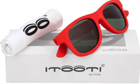 Tootiny Classic Medium Okulary Przeciwsłoneczne Czerwone