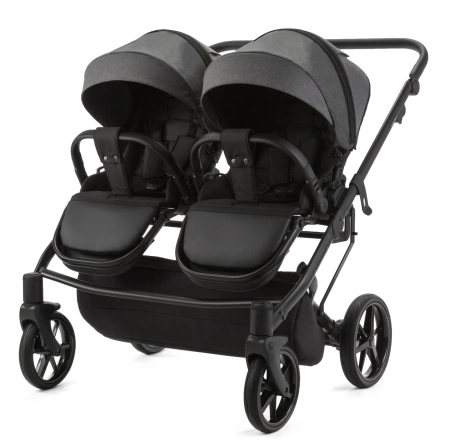 Adamex Leo Wózek Głęboko-Spacerowy Blizniaczy TK-57 Grafitowy