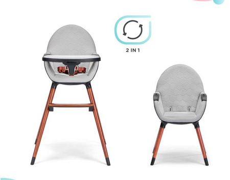 Kinderkraft Finix Krzesełko do Karmienia Ecru