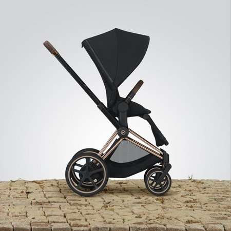 Cybex ePRIAM Rama w zestawie ze Stelażem Siedziska Chrome + Czarny E-PRIAM