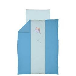 Ceba 3EL Pościel Haft Latawiec MIĘTOWO-NIEBIESKI