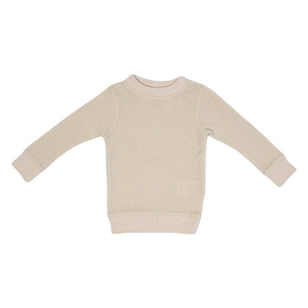 Lodger dwuczęściowa piżamka bawełniana beżowa Ciumbelle Ivory r. 80