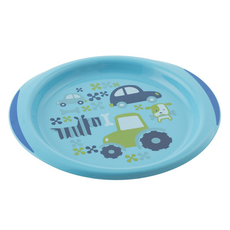 Chicco Zestaw 2 Talerzy Niebieski 12m+