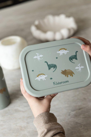Kidzroom Lunchbox pojemnik silikon Small Dino