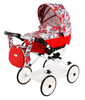 Adbor Viki Wózek dla Lalek Kwiatki Vi-02