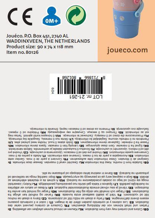 Joueco The Wildies Family Kubeczki kąpielowe, wieża 4 szt