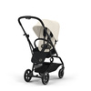 Cybex Eezy S Twist Plus 2 Wózek Spacerowy Rama Czarna Canvas White 2024