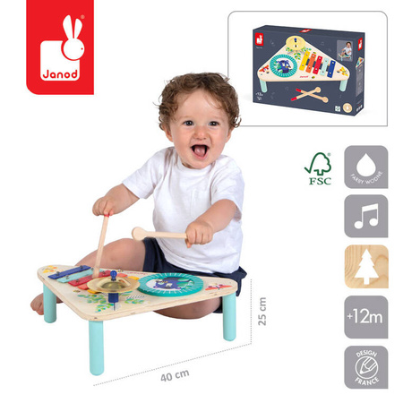 Janod Stolik muzyczny Gioia 12m+