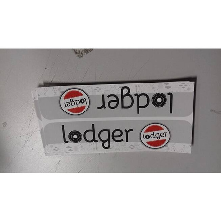 POS marketing Lodger Emblemat logo poziome