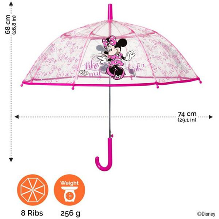 Perletti Parasolka Dziecięca Minnie 45cm Safe Opening 