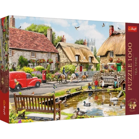 TREFL Tea Time: Lato w Miasteczku Puzzle 1000 el. 
