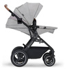 Kinderkraft B-Tour Wózek Głęboko-Spacerowy + Fotelik 0-13 kg Zestaw 3w1 Light Grey