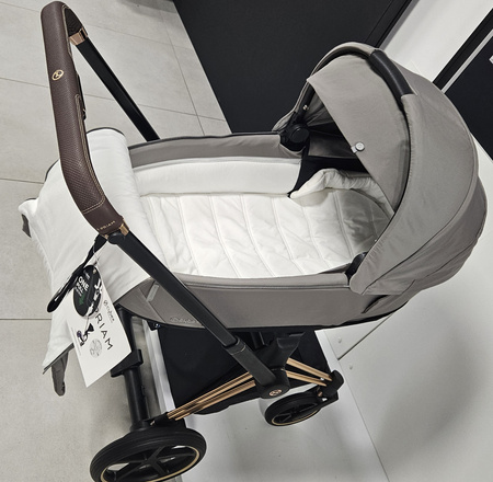 Cybex E-Priam 4.0 Wózek Głęboki Mirage Grey Rama Rose Gold
