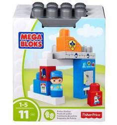 Fisher Price Mega Bloks Junior Klocki Komisariat Policji 11el