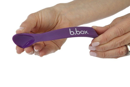 B.Box Silikonowe łyżeczki 2 szt. Różowo-Fioletowy