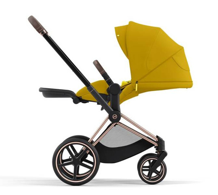 [OUTLET] Cybex Priam 4.0 Mustard Yellow - stelaż Chrome Black