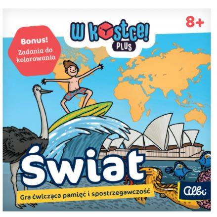 Albi W Kostce! PLUS Świat Gra Planszowa