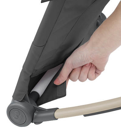 Maxi-Cosi Loa Leżaczek Bujaczek 2w1 Beyond Greaphite Eco