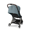 [OUTLET] Cybex Orfeo Wózek Spacerowy Rama Taupe Stormy Blue 2025