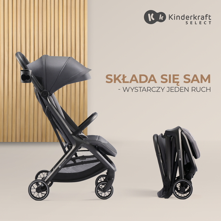 Kinderkraft Nubi 2 Wózek Spacerowy Cloudy Grey