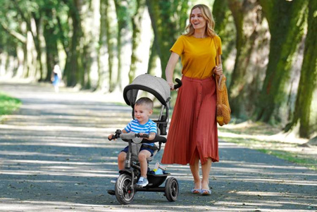 Kinderkraft Freeway Rowerek Trzykołowy 3w1  Green