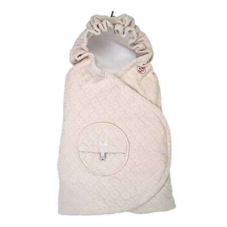 Lodger Polarowy Wielofunkcyjny Otulacz Do Fotelika Samochodowego Jasnobeżowy Fleece Birch