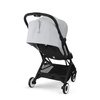 Cybex Orfeo Wózek Spacerowy Rama Black Fog Grey 2025 + Cybex Pałąk