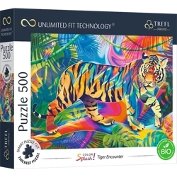 Trefl Puzzle Prime 500 Elementów Tiger Encounter