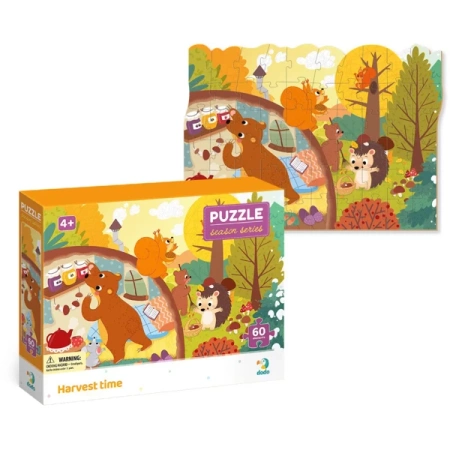 Dodo Toys Puzzle Pory Roku 60 El.Czas Zbiorów