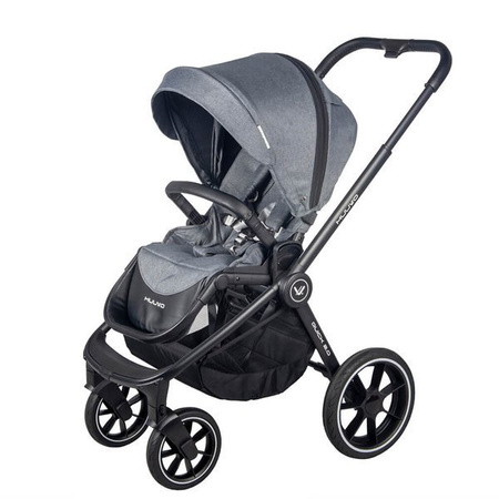 Muuvo Quick 2.0 Wózek Głęboko-Spacerowy + Torba   Carbon Graphite