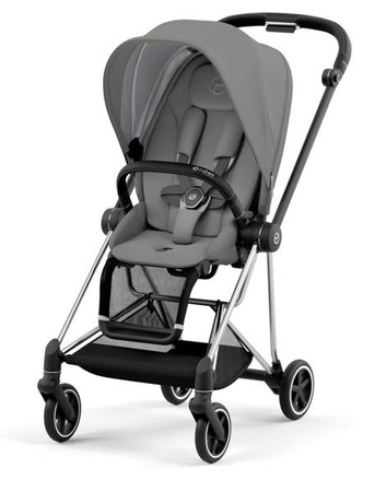Cybex Mios Wózek Głęboko-Spacerowy Rama 3.0 + Gondola 2.0 Lux Soho Grey + Tapicerka 3.0 Siedziska Soho Grey
