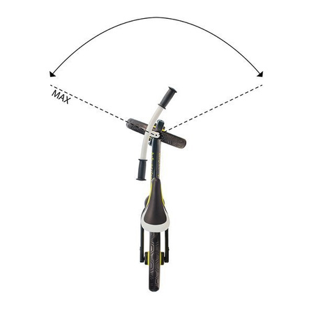 Baby Tiger Flow Rowerek Biegowy Black