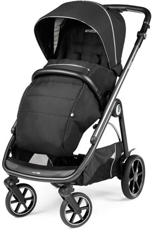 PegPerego Veloce Wózek Głęboko-Spacerowy Black Shine