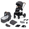 Kinderkraft Everyday Wózek Wielofunkcyjny 2w1 Dark Grey
